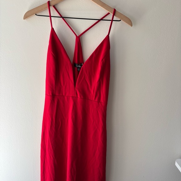 Lulus Amelia‎ Red Sleeveless Maxi Dress NWT sz S - Picture 6 of 11